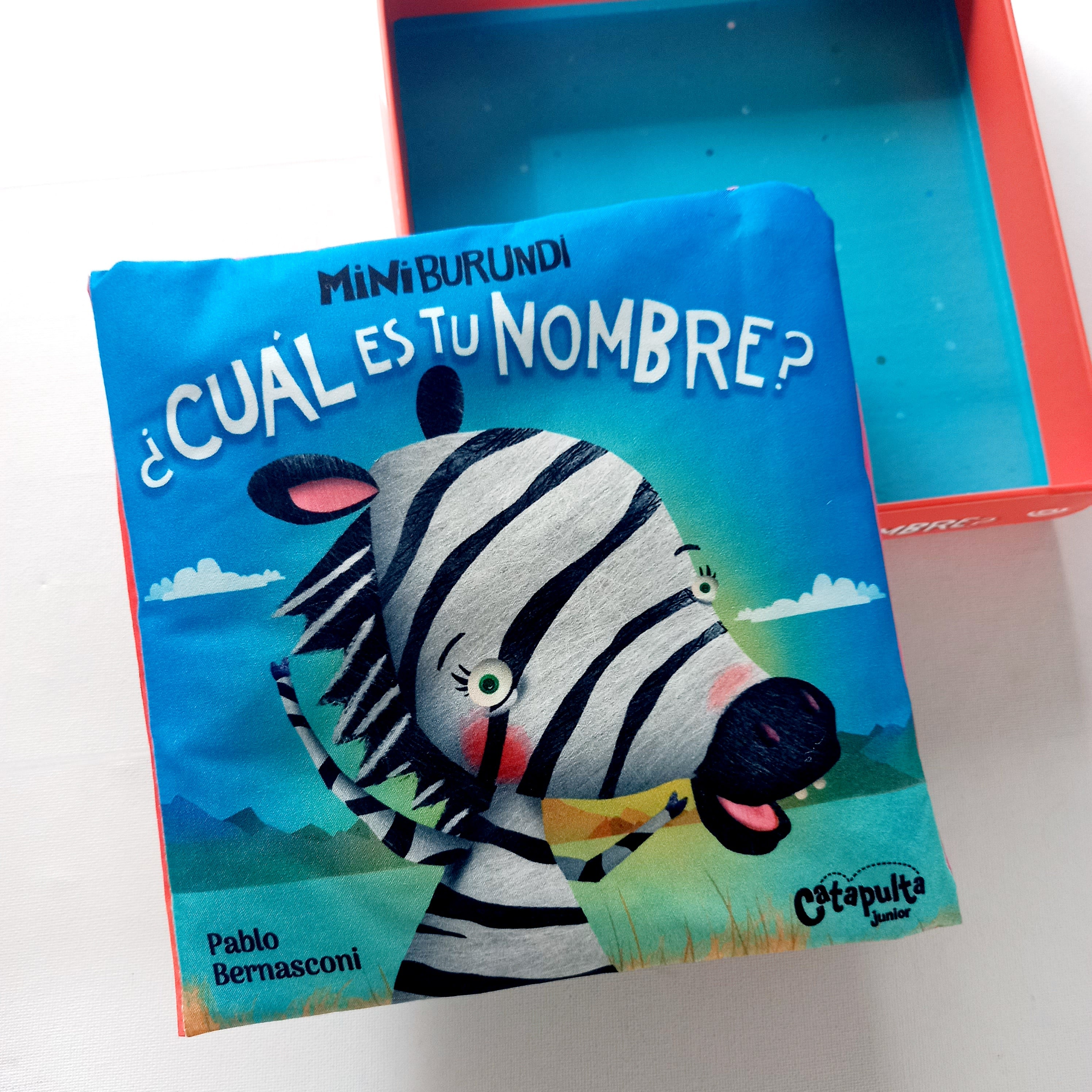Cúal es tu nombre? Libro de tela Cúal es tu nombre? Libro de tela